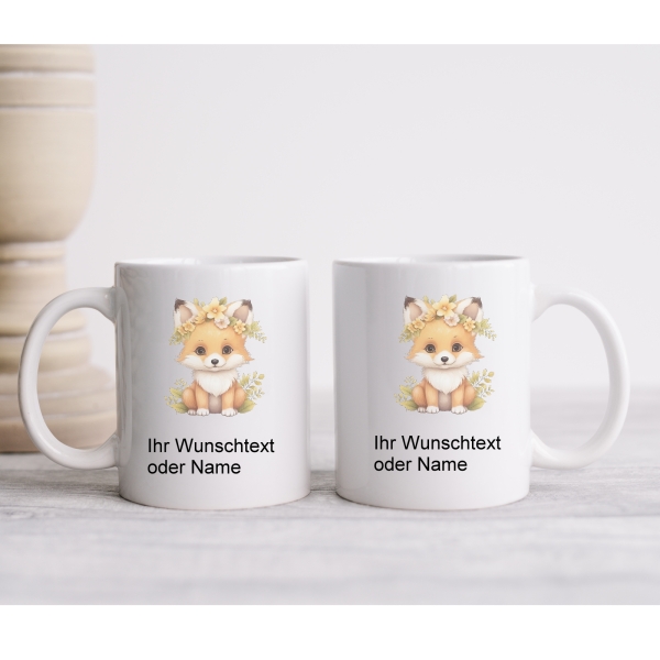 11 oz Tasse mit dem Motiv Fuchs